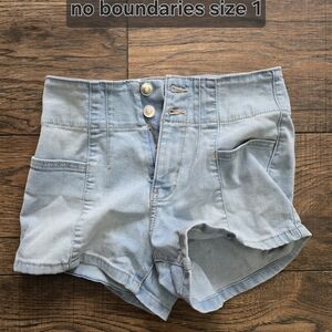 No Boundaries Denim Blue Jean Shorts